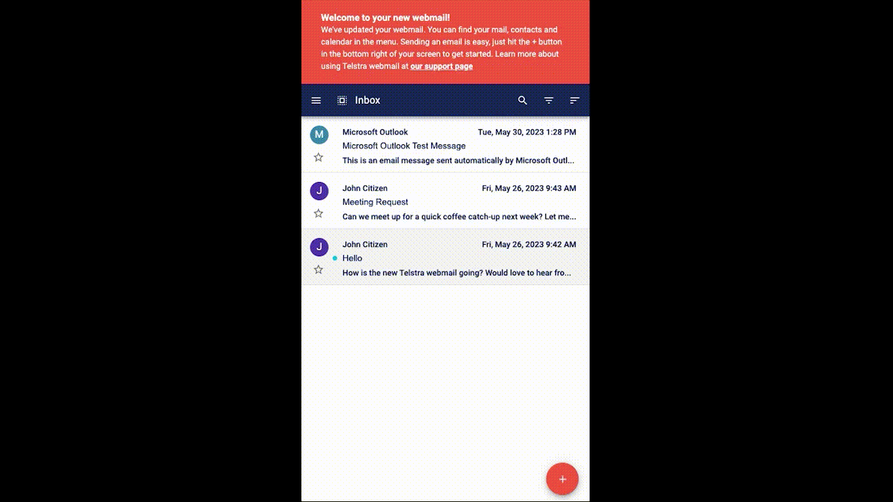 Webmail mobile Webmail mobile