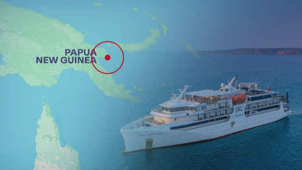 Cruise ship runs aground on first trip since passenger's death