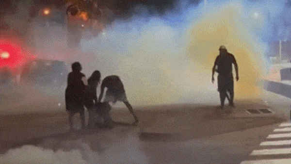 Man arrested over girl's death was beaten unconscious before arrest