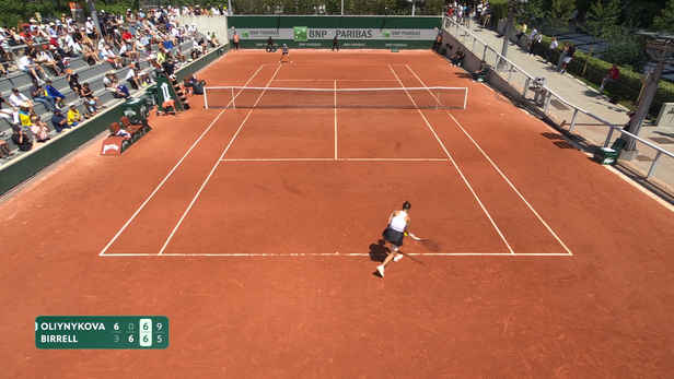 Aussie giant killer eliminated after audacious match point underarm